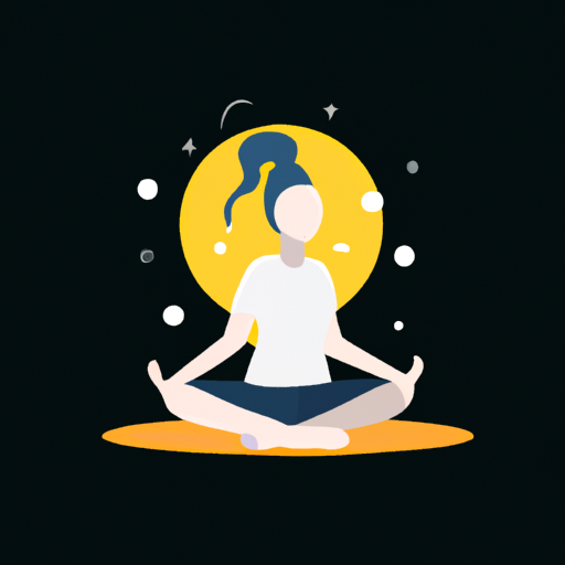 Image of a person practicing self-care activities like yoga and meditation